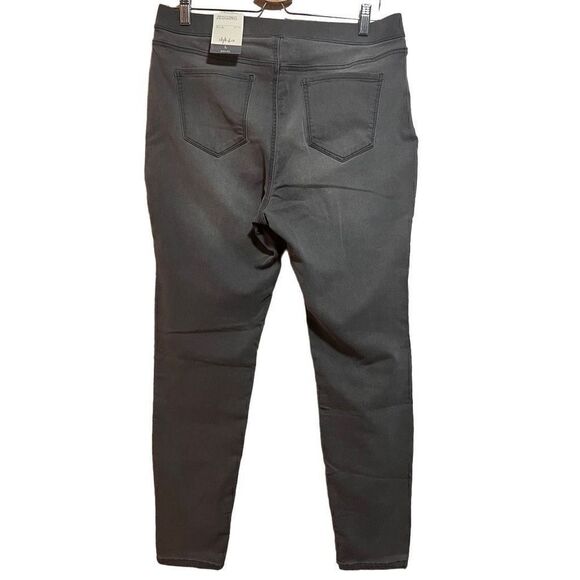 Style & Co Women's Gray Elastic Waistband Pull-On Jeggings Size Large NWT - Picture 2 of 6